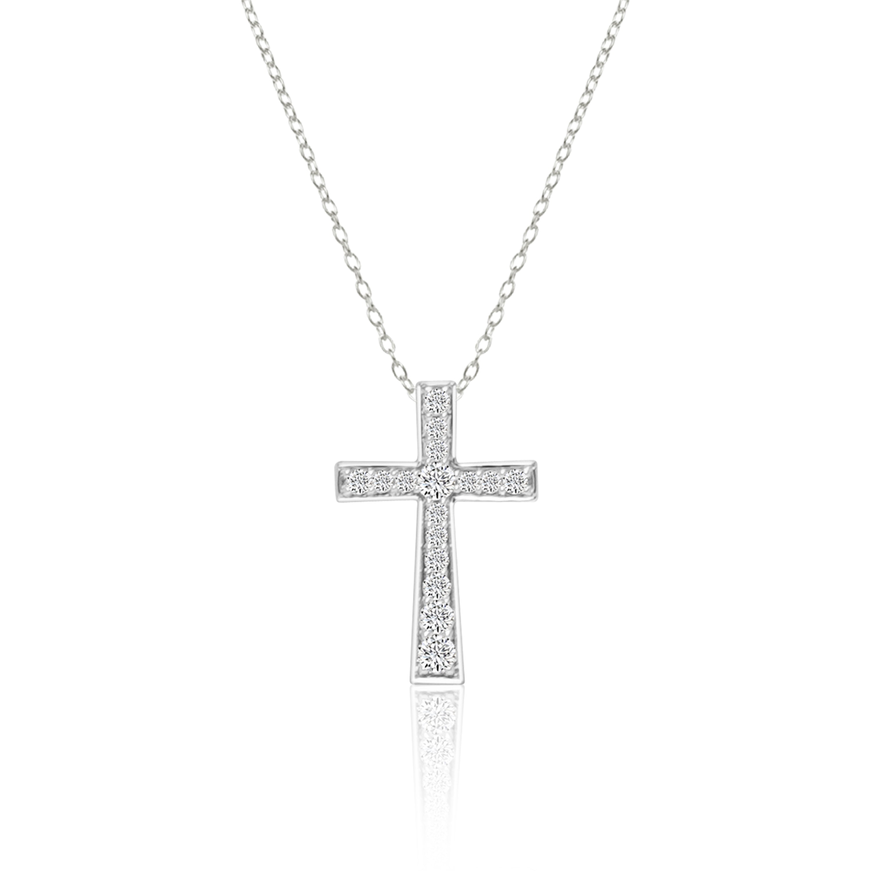 0.33Ct 10K Cross Pendant