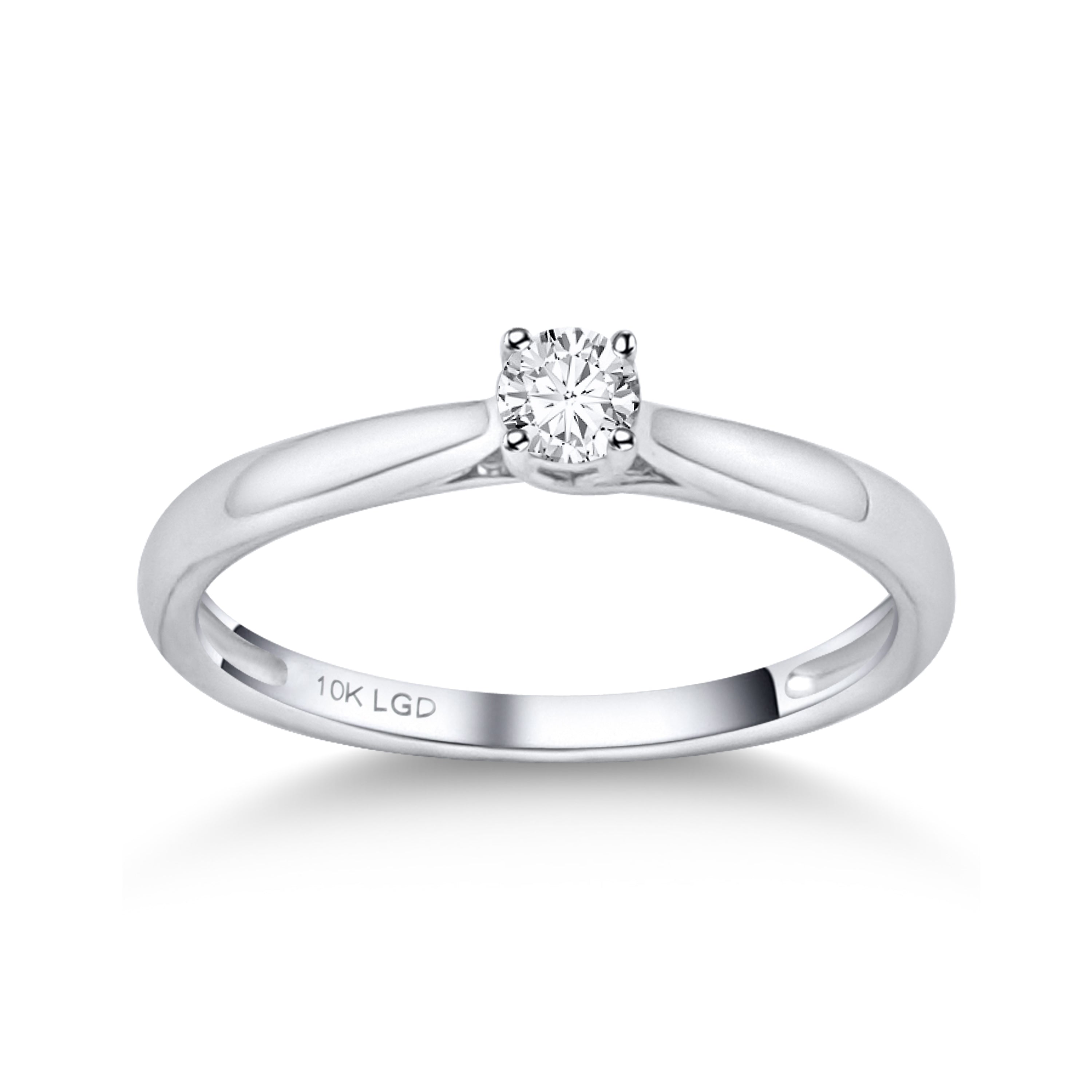 0.20Ct 10K Engagement Ring