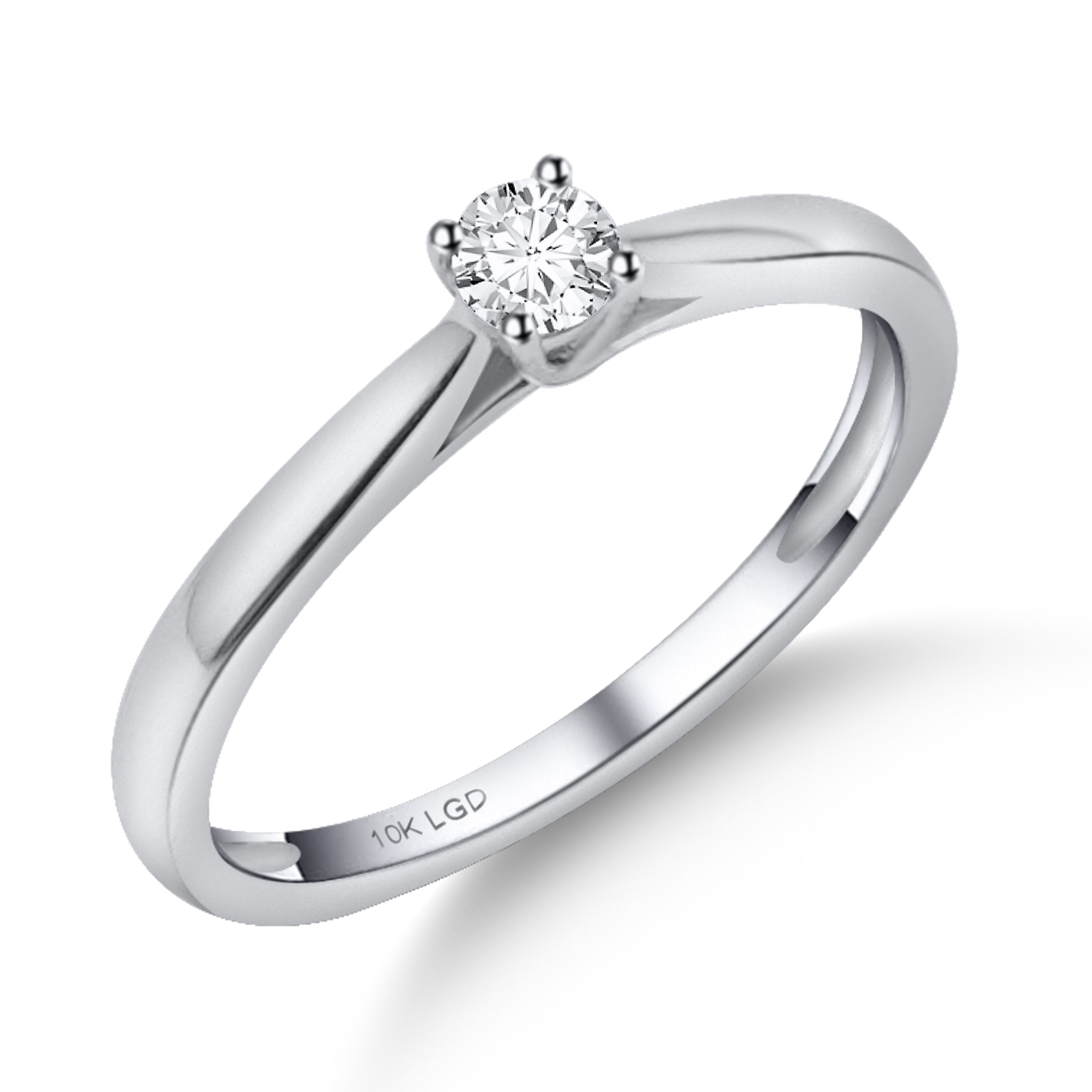 0.20Ct 10K Engagement Ring