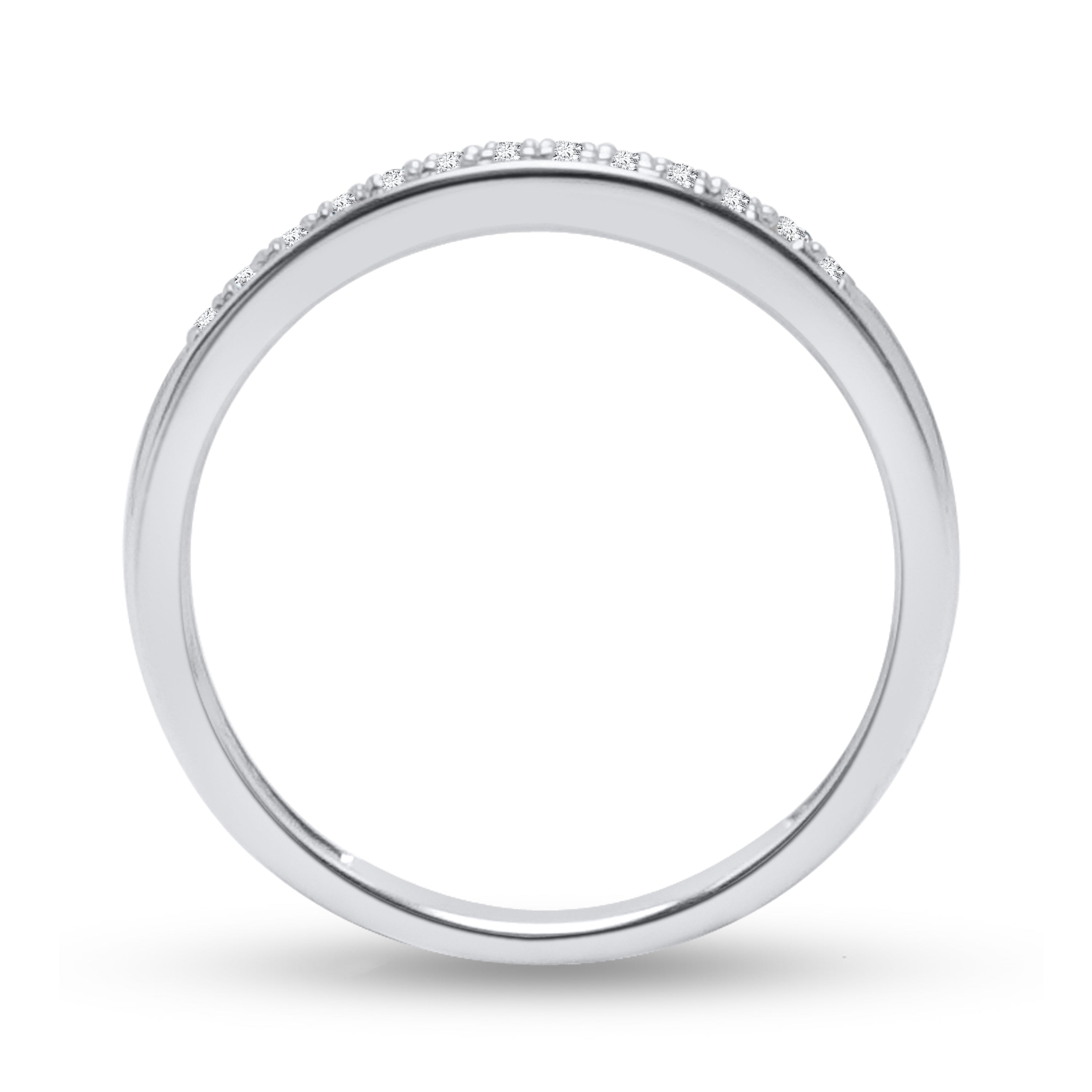 0.10Ct 10K Wedding Band