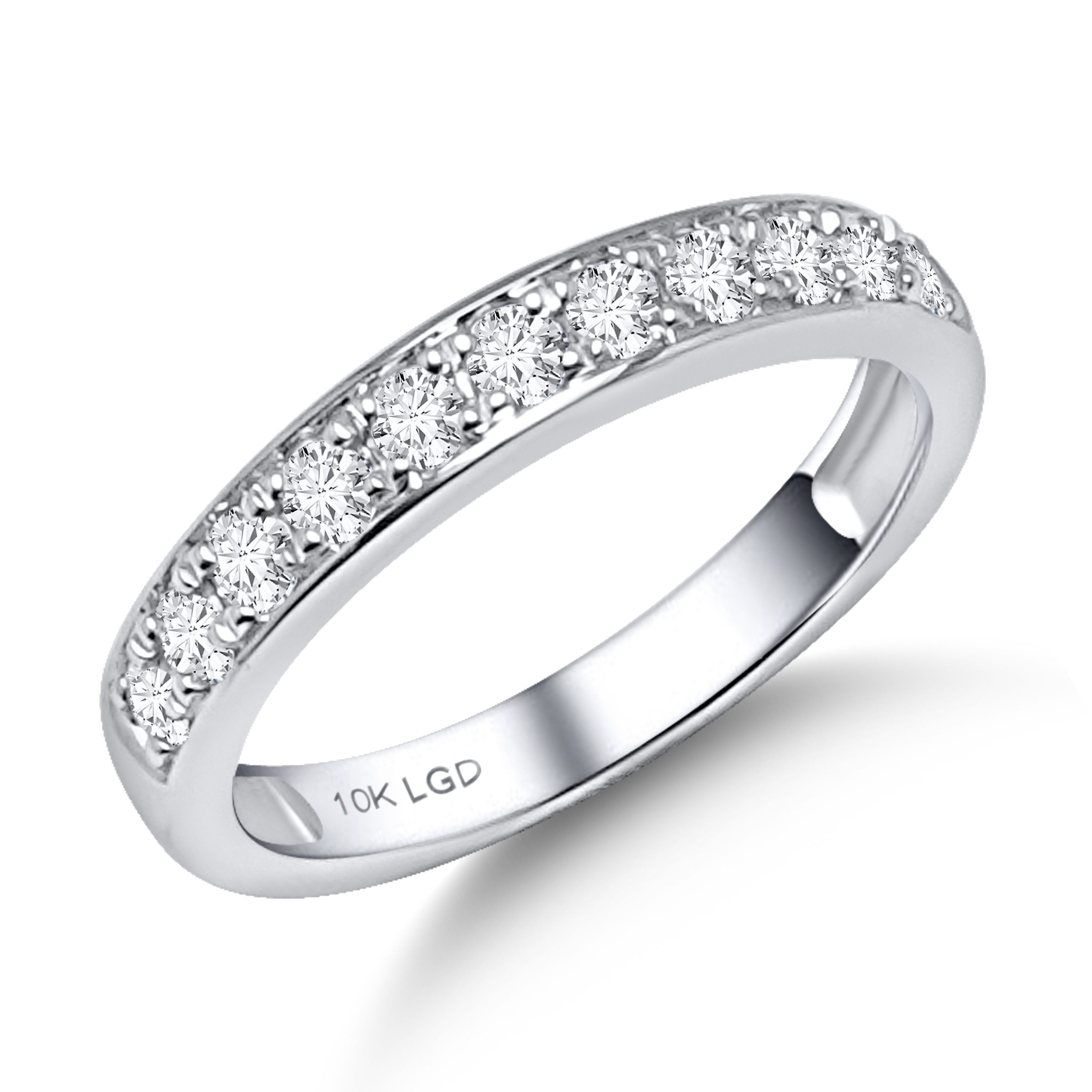 0.50Ct 10K Wedding Band